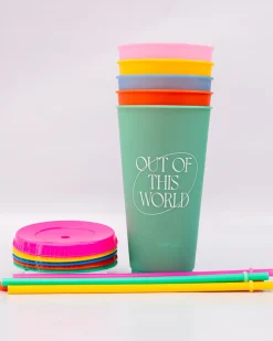 ban.do Cosmic Color Changing Cup Set New