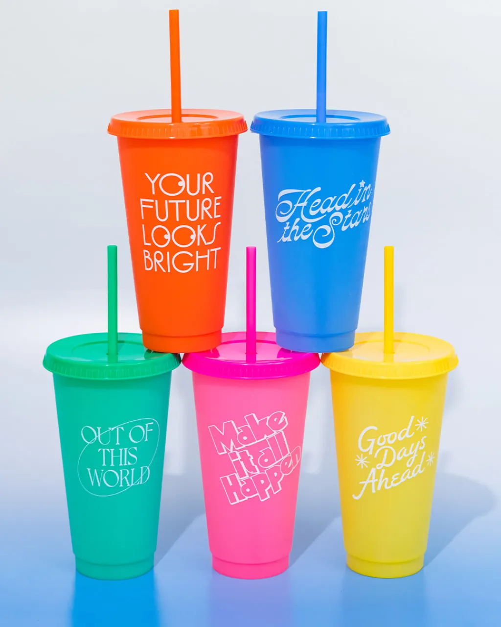 ban.do Cosmic Color Changing Cup Set New