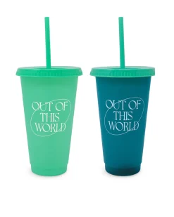 ban.do Cosmic Color Changing Cup Set New