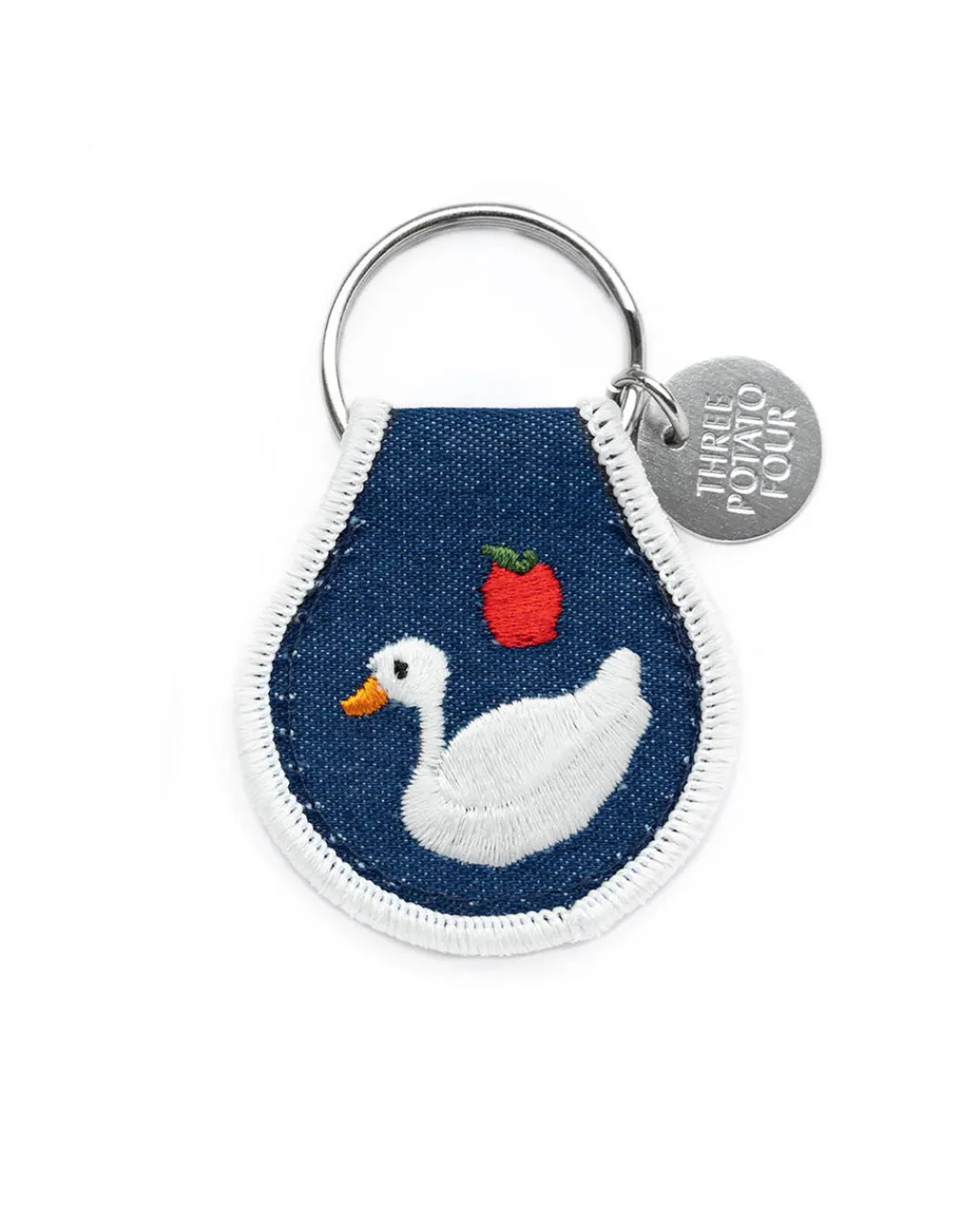 Three Potato Four Patch Keychain Cottage Goose Clearance