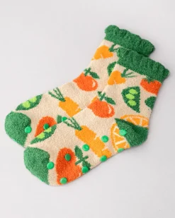 ban.do Cozy Grip Socks - Veggies New