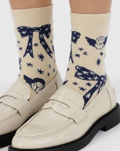 Baggu Crew Socks - Cherub Bows Best