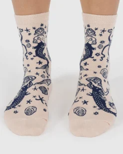 Baggu Crew Socks - Mermaid Discount