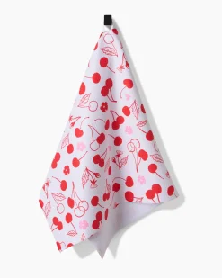 Geometry Tea Towel Cute Cherry Online