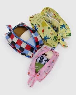 Baggu 3D Zip Set - Painted Prairie Clearance