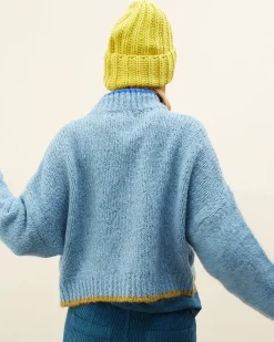 Dr. Bloom Ding Ding Cardigan - Blue Clearance