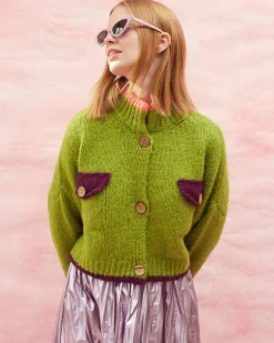 Dr. Bloom Ding Ding Cardigan - Green Best