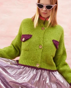 Dr. Bloom Ding Ding Cardigan - Green Best