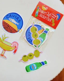 Mel Andrel Sticker Pack - Set of 4 Dinner Club New
