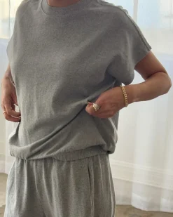 Le Bon Shoppe Fei Tee - Heather Grey New