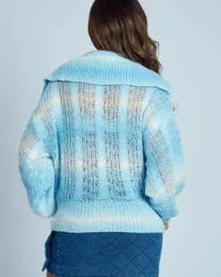 Native Youth Felicity Floral Knit Cardigan Clearance