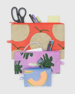 Baggu Flat Pouch Set - Japanese Produce Best