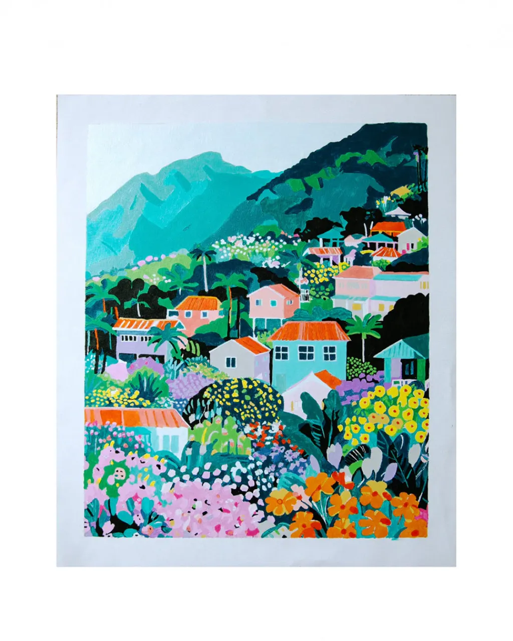 Pink Picasso Kits Flower Market Paint By Numbers - Honolulu Online