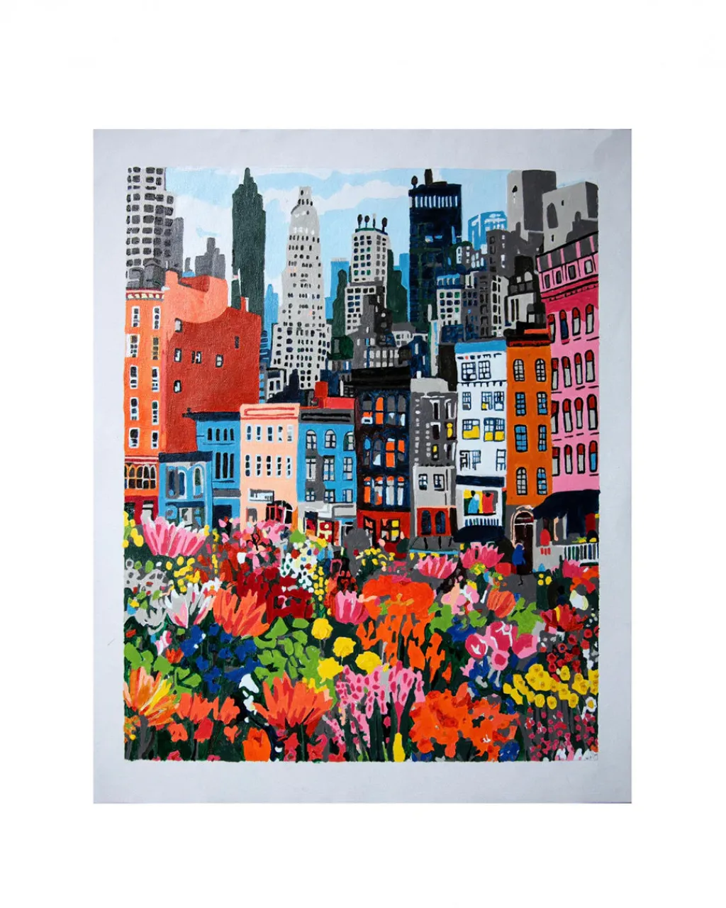 Pink Picasso Kits Flower Market Paint By Numbers - NYC