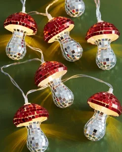 Talking Tables USA Forest Mushroom LED Disco String Lights Best