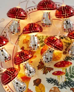 Talking Tables USA Forest Mushroom LED Disco String Lights Best