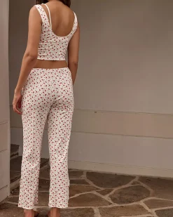 Free People Fresh In Love Lounge Set - Bluebird Combo Discount