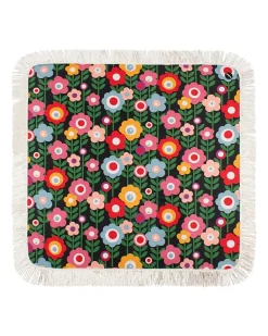 Kollab Fringed Medium Picnic Mat - Marguerite New