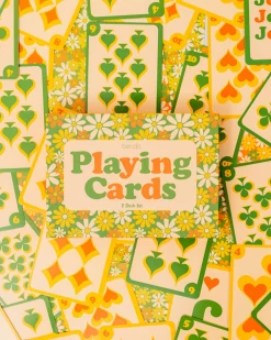 ban.do Game Night! Double Deck Playing Cards - Floral Clearance