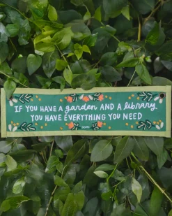 Pippi Post Garden and a Library Canvas Banner Sale