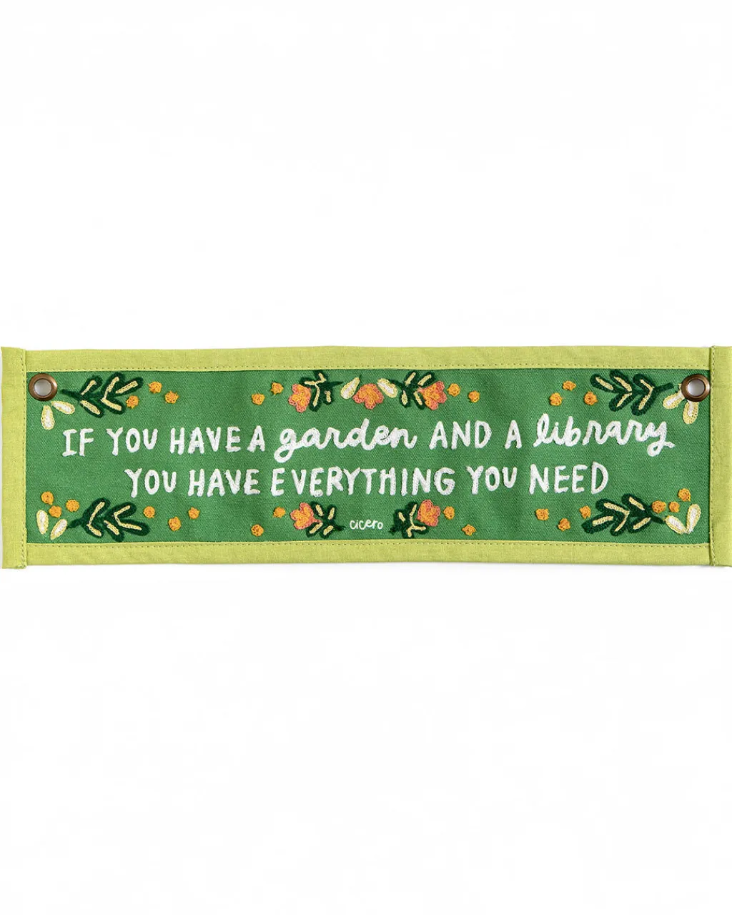 Pippi Post Garden and a Library Canvas Banner Sale