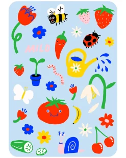 Hot Dang Press Iron-On Sheet Set Garden Gone Mild Discount