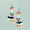 ban.do x Not Picasso Geese Witherbloom Earrings