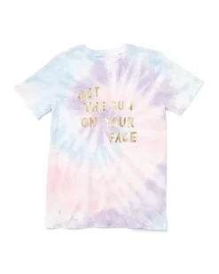 ban.do Get the Sun on Your Face Tie-Dye Tee
