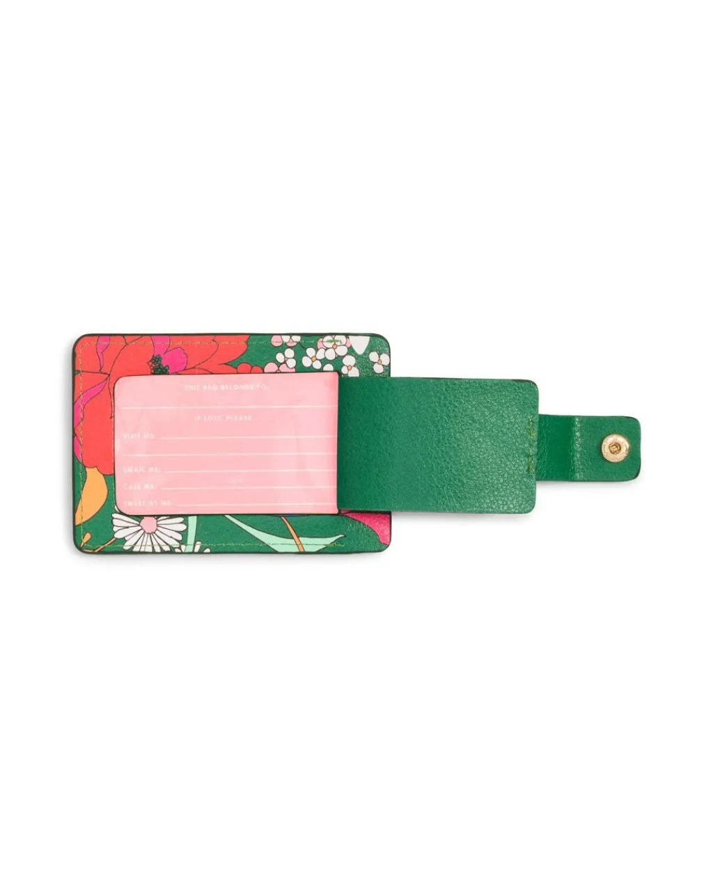 ban.do Getaway Luggage Tag - emerald super bloom Hot