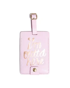 ban.do Getaway Luggage Tag - i'm outta here New