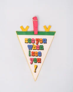 ban.do Getaway Shaped Luggage Tag - Pennant New