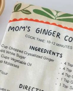Gingiber Tea Towel Ginger Cookies Best