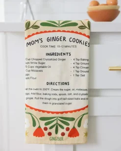 Gingiber Tea Towel Ginger Cookies Best