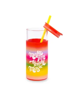 ban.do Glass Tumbler - make time to make magic Discount