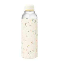 W&P Glass Water Bottle - Terrazzo Cream Online