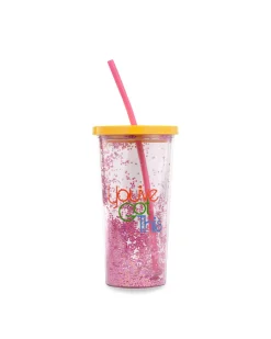 ban.do Glitter Bomb Sip Sip Tumbler with Straw - You've Got This Outlet
