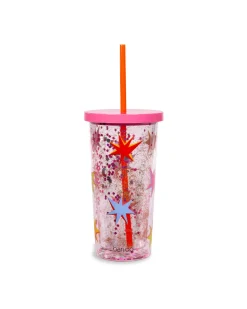 ban.do Glitter Bomb Sip Sip Tumbler with Straw - starburst Sale