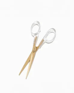 Poketo Gold Acrylic Scissors New