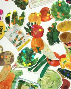 Greeting Life America Hako Stickers - Vegetables Best