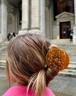 Solar Eclipse Hand-Painted Claw Hair Clip Everything Bagel Hot
