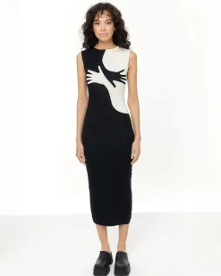 Another Girl Hansey Knit Midi Dress Online