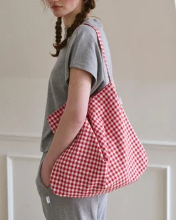 Le Bon Shoppe Happy Carry Bag - Red Gingham