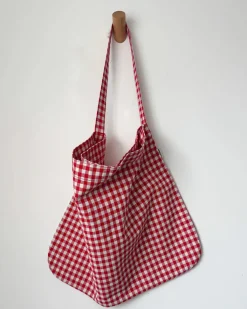 Le Bon Shoppe Happy Carry Bag - Red Gingham