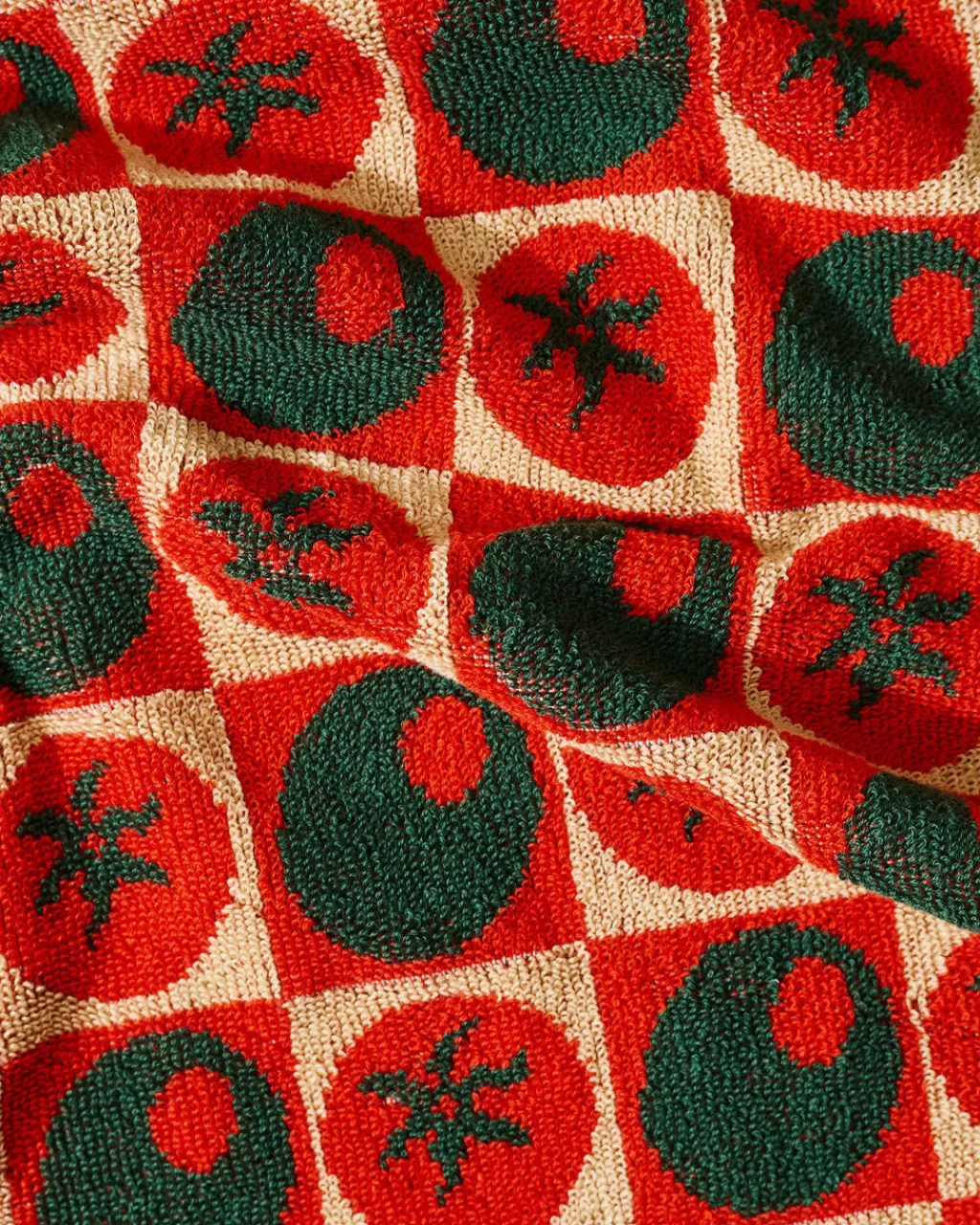 One & Only Paper Heirloom Tomato Terry Cloth Kitchen Towel Best
