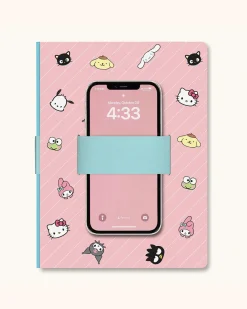 Studio Oh! Hello Kitty & Friends Casey Notebook - Pink Pinstripe Hot