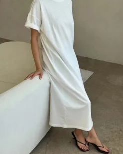 Le Bon Shoppe Her Dress - White Cotton Online
