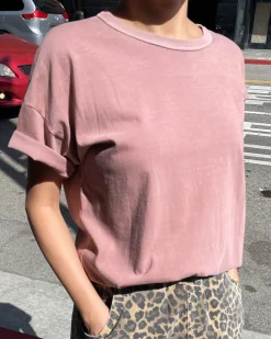 Le Bon Shoppe Her Tee - Dried Rose Hot