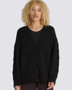 Vans Holbrook Knit Cardigan Sweater - Black New