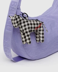 Baggu Horse Charm - Black & White Gingham Sale
