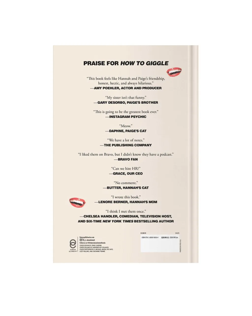 Hannah Berner How To Giggle: A Guide to Taking Life Less Seriously Sale